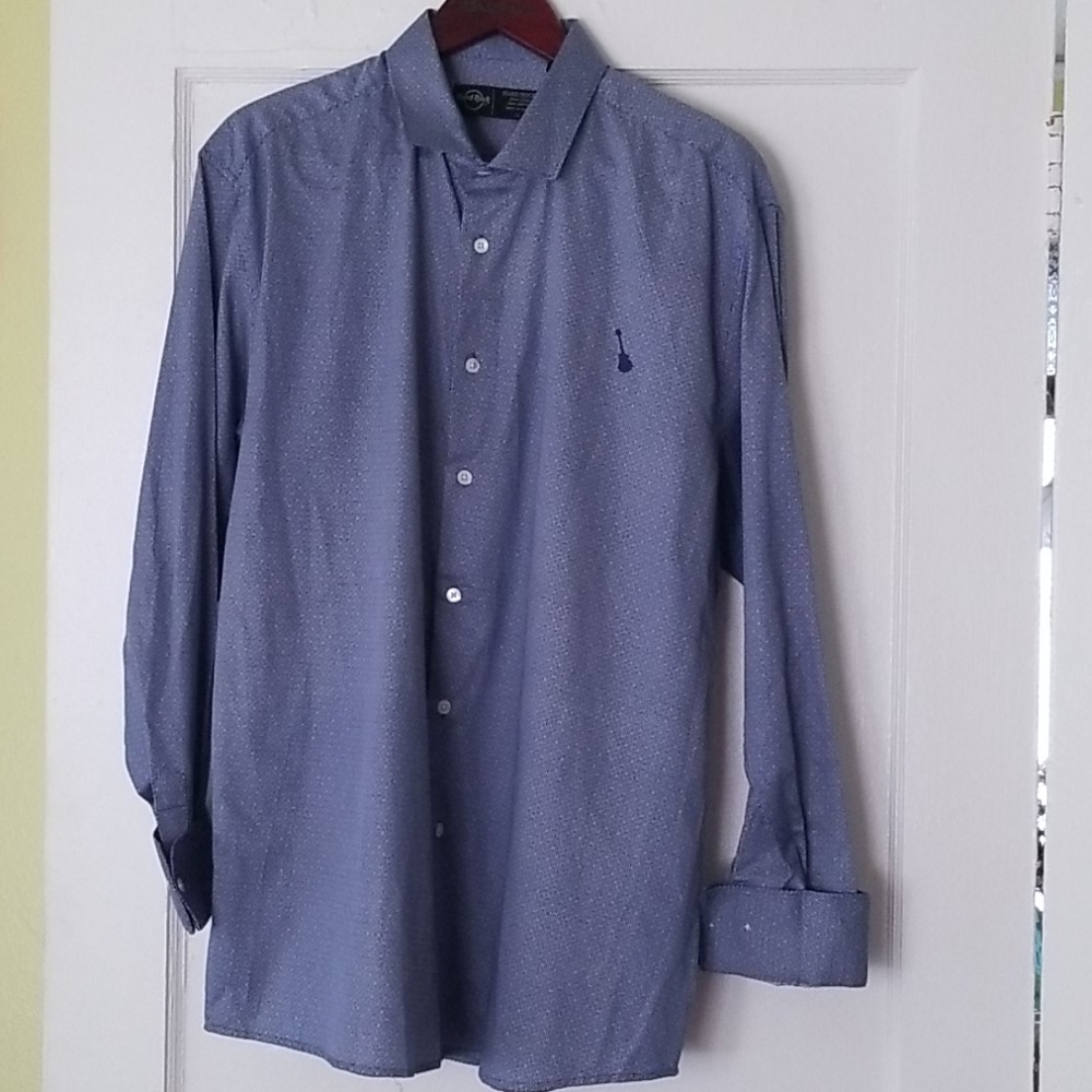 Hard Rock Black Label Button Down Shirt XL
